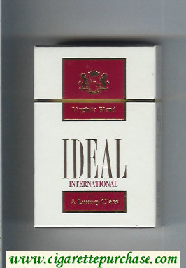 Ideal International Virginia Blend cigarettes hard box