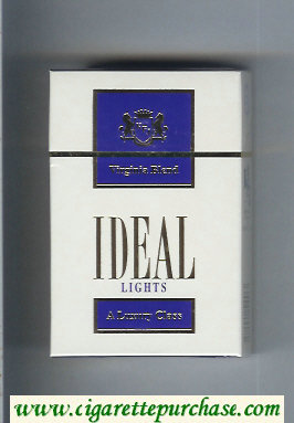 Ideal Lights Virginia Blend cigarettes hard box