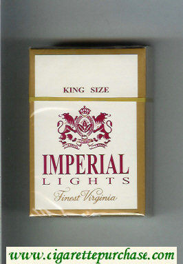 Imperial Lights Finest Virginia King Size cigarettes hard box