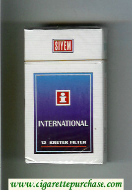 International I Siyem 90s cigarettes hard box