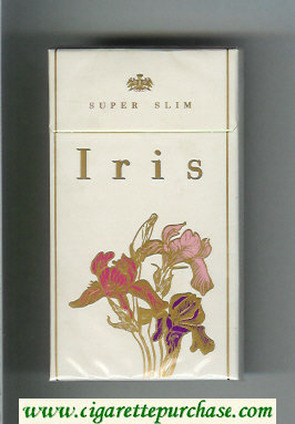 Iris 100s Super Slim cigarettes hard box