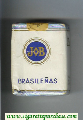 JOB Brasilenas white and blue cigarettes soft box