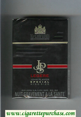 John Player Special Legere black cigarettes hard box