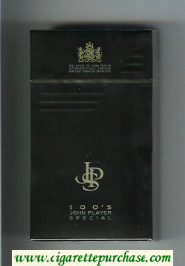 John Player Special 100s Black cigarettes hard box