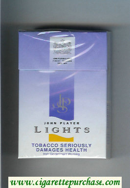 John Player Special Lights blue cigarettes hard box