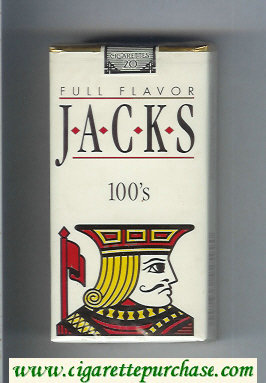 Jacks Full Flavor 100s cigarettes soft box