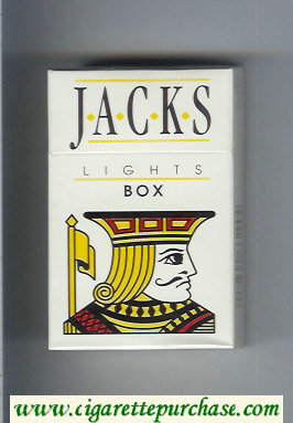 Jacks Lights Box cigarettes hard box
