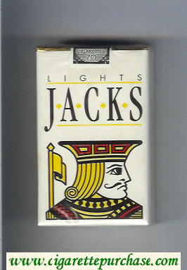 Jacks Lights cigarettes soft box