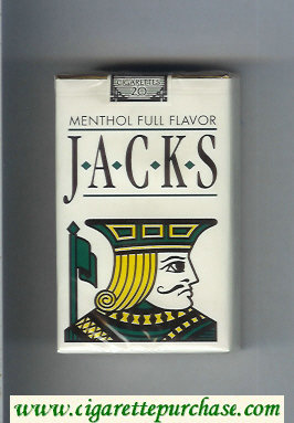 Jacks Menthol Full Flavor cigarettes soft box