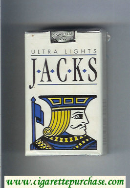 Jacks Ultra Lights cigarettes soft box
