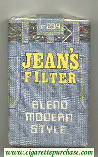 Jean's Filter cigarettes soft box