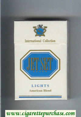 Jet Set International Collection Lights American Blend cigarettes hard box