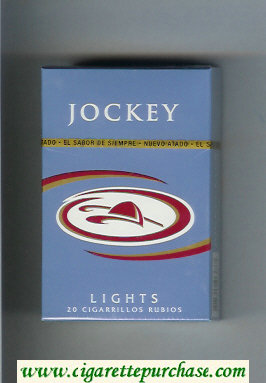 Jockey Lights cigarettes hard box