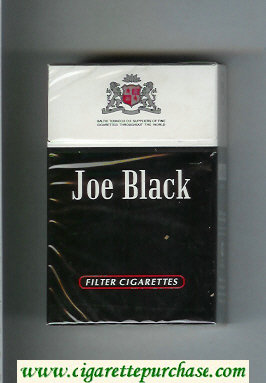 Joe Black cigarettes hard box