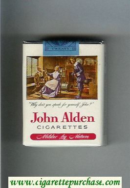 John Alden cigarettes soft box