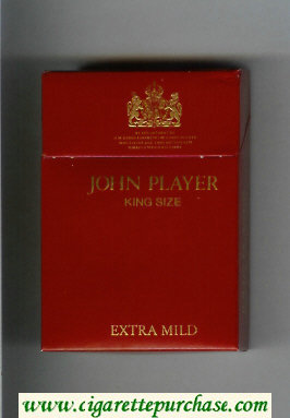 John Player Extra Mild cigarettes hard box