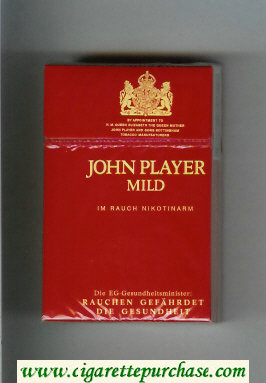 John Player Mild Im Rauch Nikotinarm cigarettes hard box