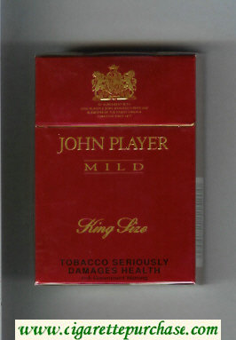 John Player Mild cigarettes hard box
