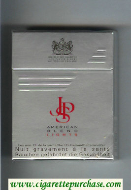 John Player Special American Blend Lights grey red 25s cigarettes hard box