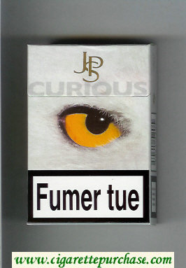 John Player Special Curious light grey cigarettes hard box