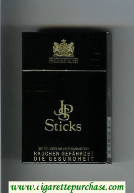 John Player Special Sticks black cigarettes hard box