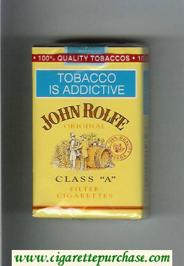 John Rolfe Original cigarettes soft box