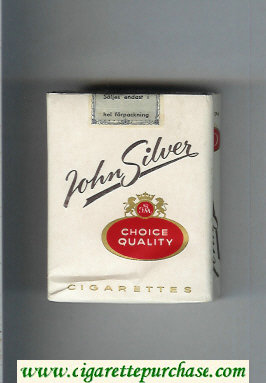 John Silver white cigarettes soft box