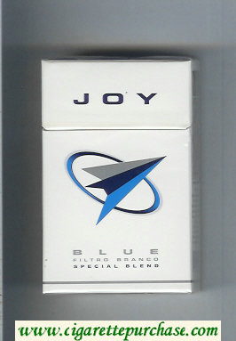 Joy Blue Special Blend Filtro Branco white and blue cigarettes hard box