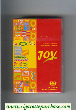 Joy Full American Blend cigarettes hard box