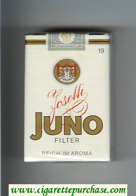 Juno Joseffi Filter Reich Im Aroma white cigarettes soft box