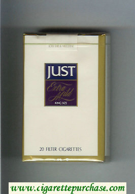 Just Extra Mild cigarettes soft box