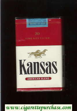 Kansas American Blend cigarettes soft box