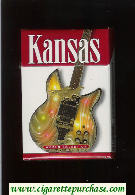 Kansas World Selection cigarettes hard box