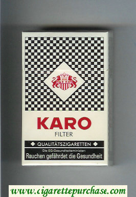 Karo Filter cigarettes hard box