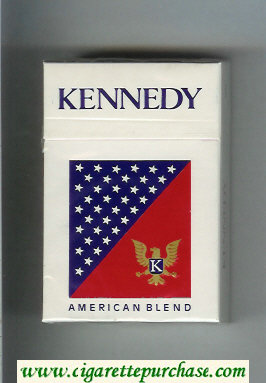 Kennedy American Blend cigarettes hard box