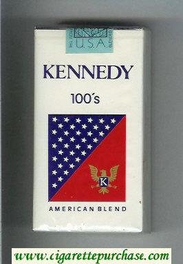 Kennedy 100s American Blend cigarettes soft box