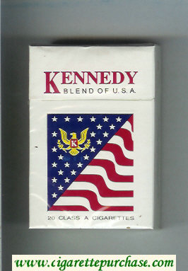 Kennedy Blend of USA cigarettes hard box