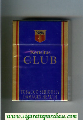 Kensitas Club cigarettes hard box