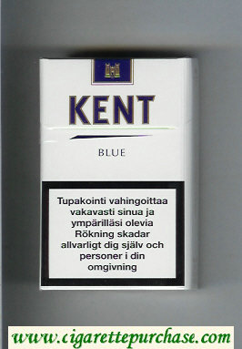 Kent Blue cigarettes hard box