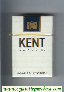 Kent Famous Micronite Filter cigarettes hard box