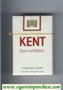 Kent Special Mild Charcoal Filter cigarettes hard box