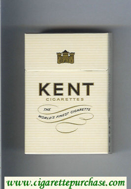 Kent cigarettes The World's Finest Cigarette hard box