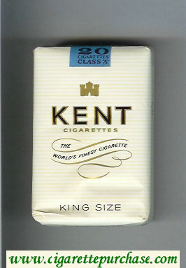 Kent cigarettes The World's Finest Cigarette soft box