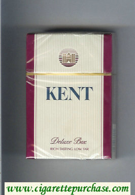 Kent Deluxe box cigarettes hard box