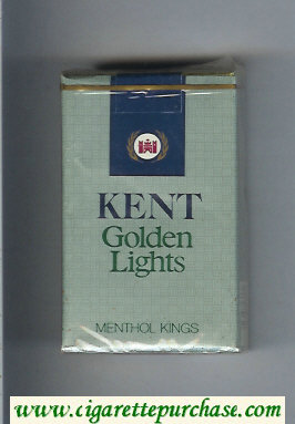 Kent Golden Lights Menthol cigarettes soft box