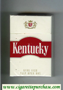 Kentucky King Size cigarettes hard box