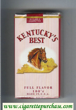Kentucky's Best Full Flavor 100s cigarettes soft box