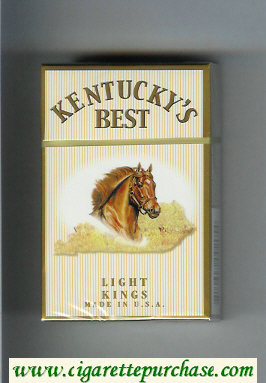 Kentucky's Best Light cigarettes hard box