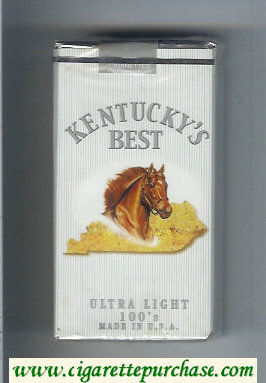 Kentucky's Best Ultra Light 100s cigarettes soft box