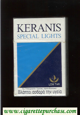 Keranis Special Lights cigarettes hard box